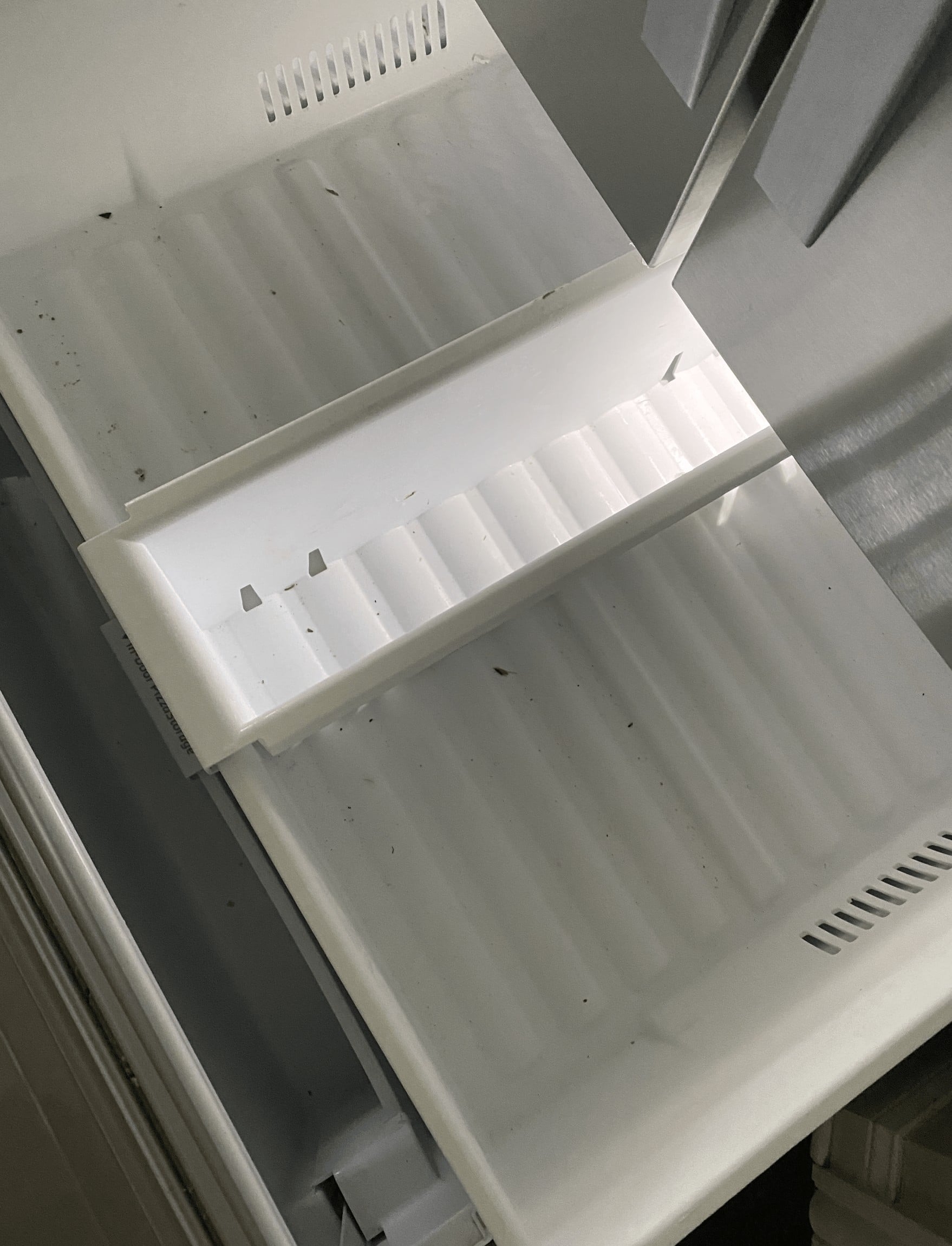 dirty freezer