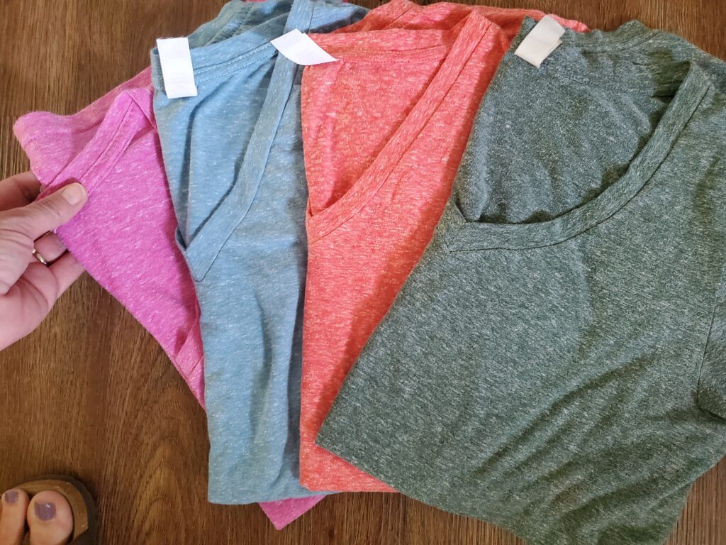 soft tee color options 