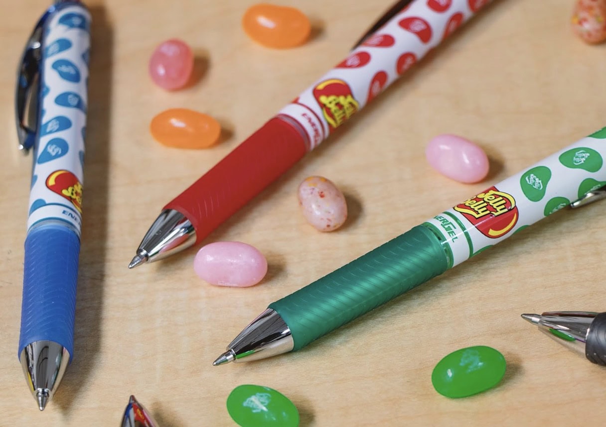 pentel jelly belly pens with jellybeans