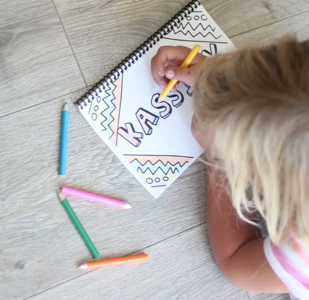 personalized coloring book