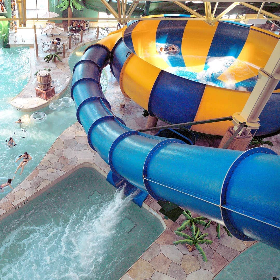 water slides