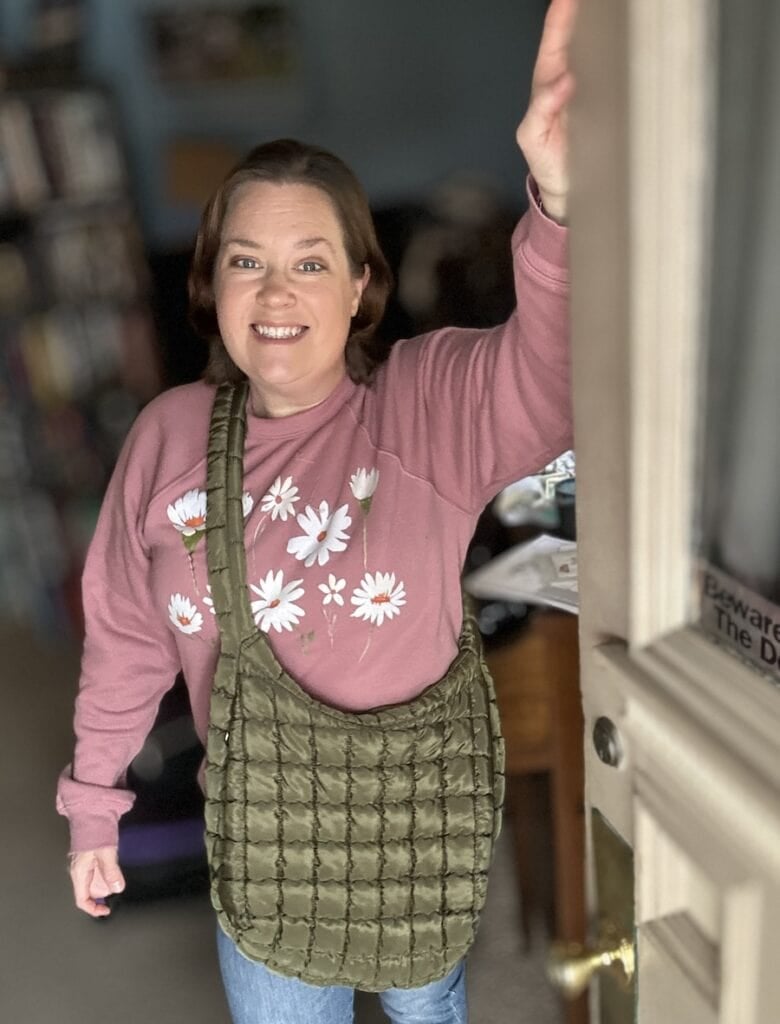 green boho bag amber jane