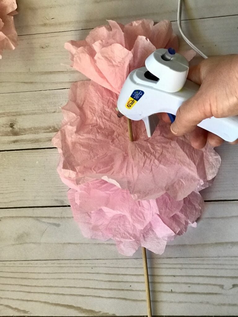 Hot Glue for DIY Paper Flowers 
