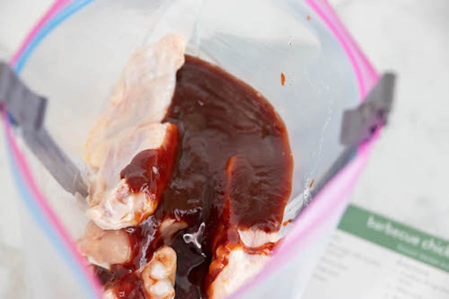 BBQ Chicken Wings in Sauce