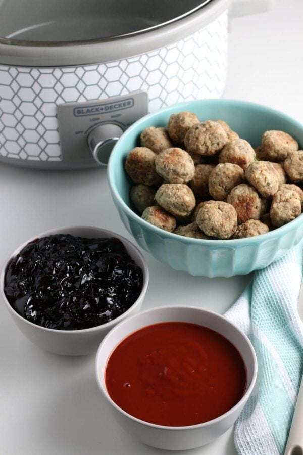 Slow cooker meatball ingredients