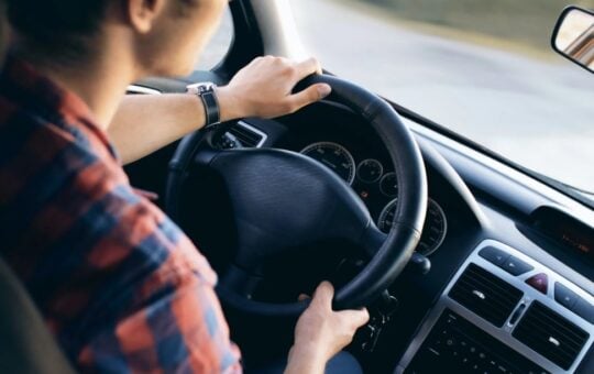 New Driver Gift Basket Young Man Driving a Car
