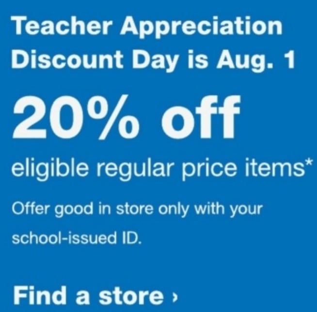 Walgreens Teacher Discount Information