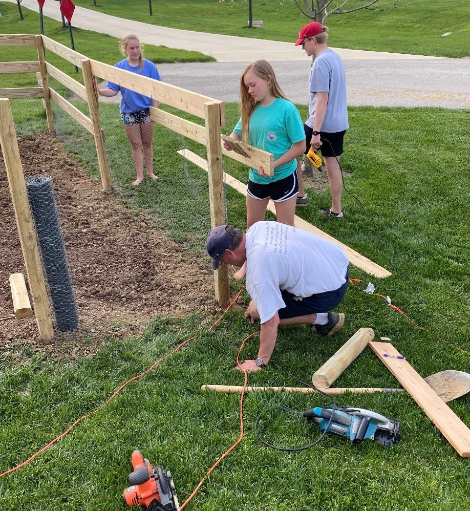 building a deer fence