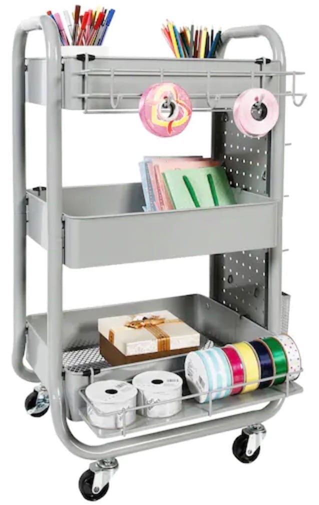 Virtual school rolling cart for organization 