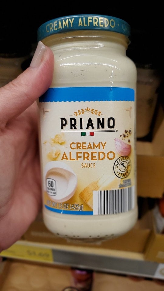 aldi alfredo sauce