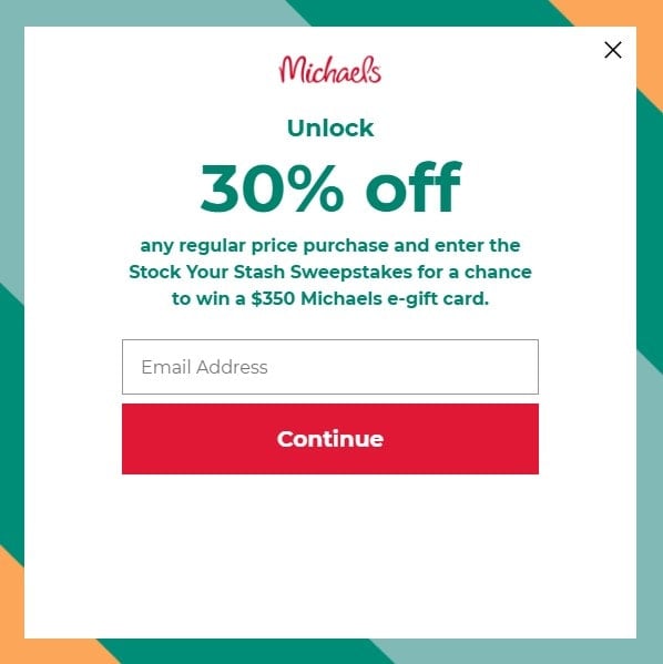 Michael's Coupon online