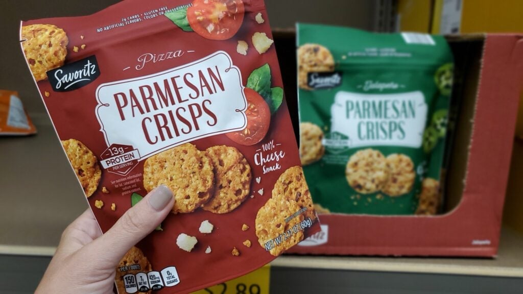 parmesan crisps at aldi 