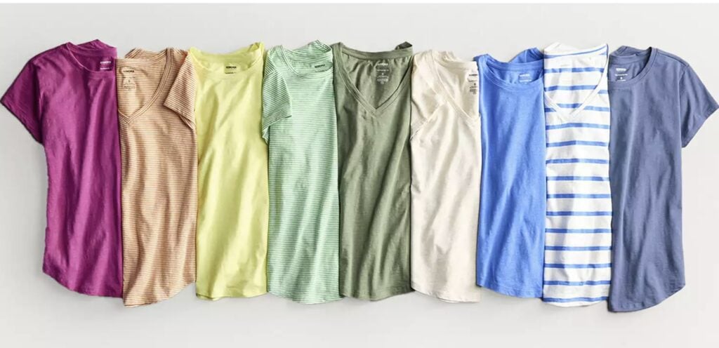 various kohls womens tops