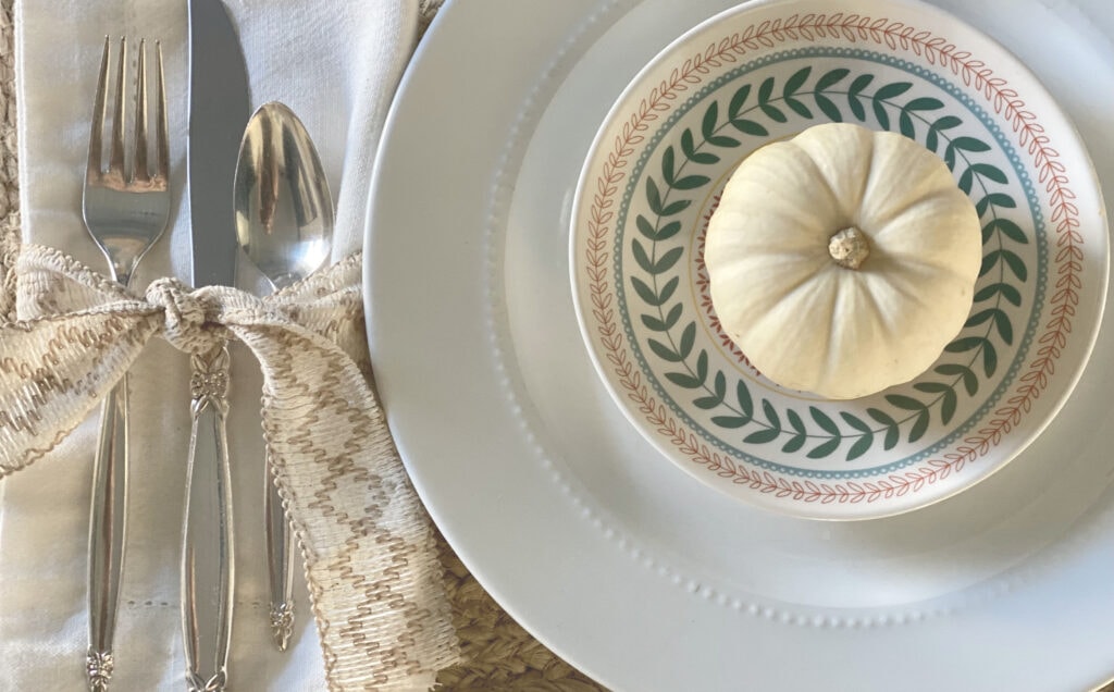cheap fall decor place settings 