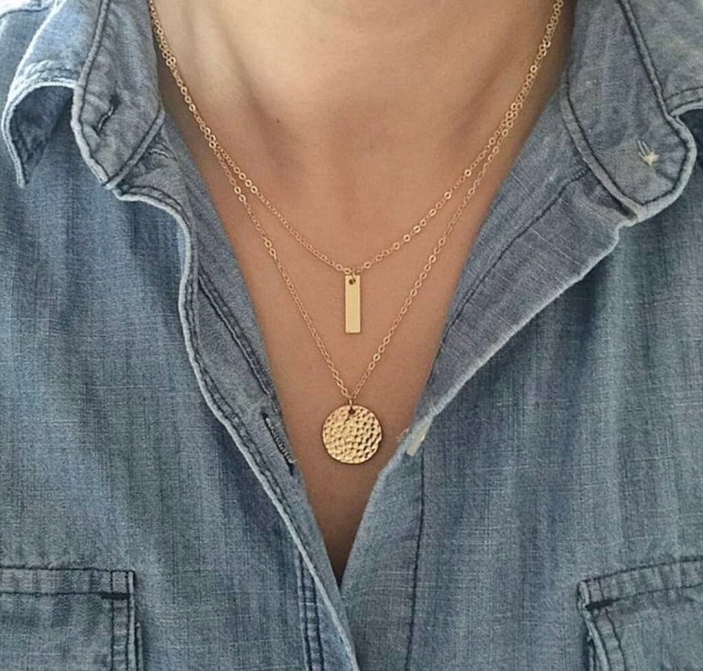 layered necklace