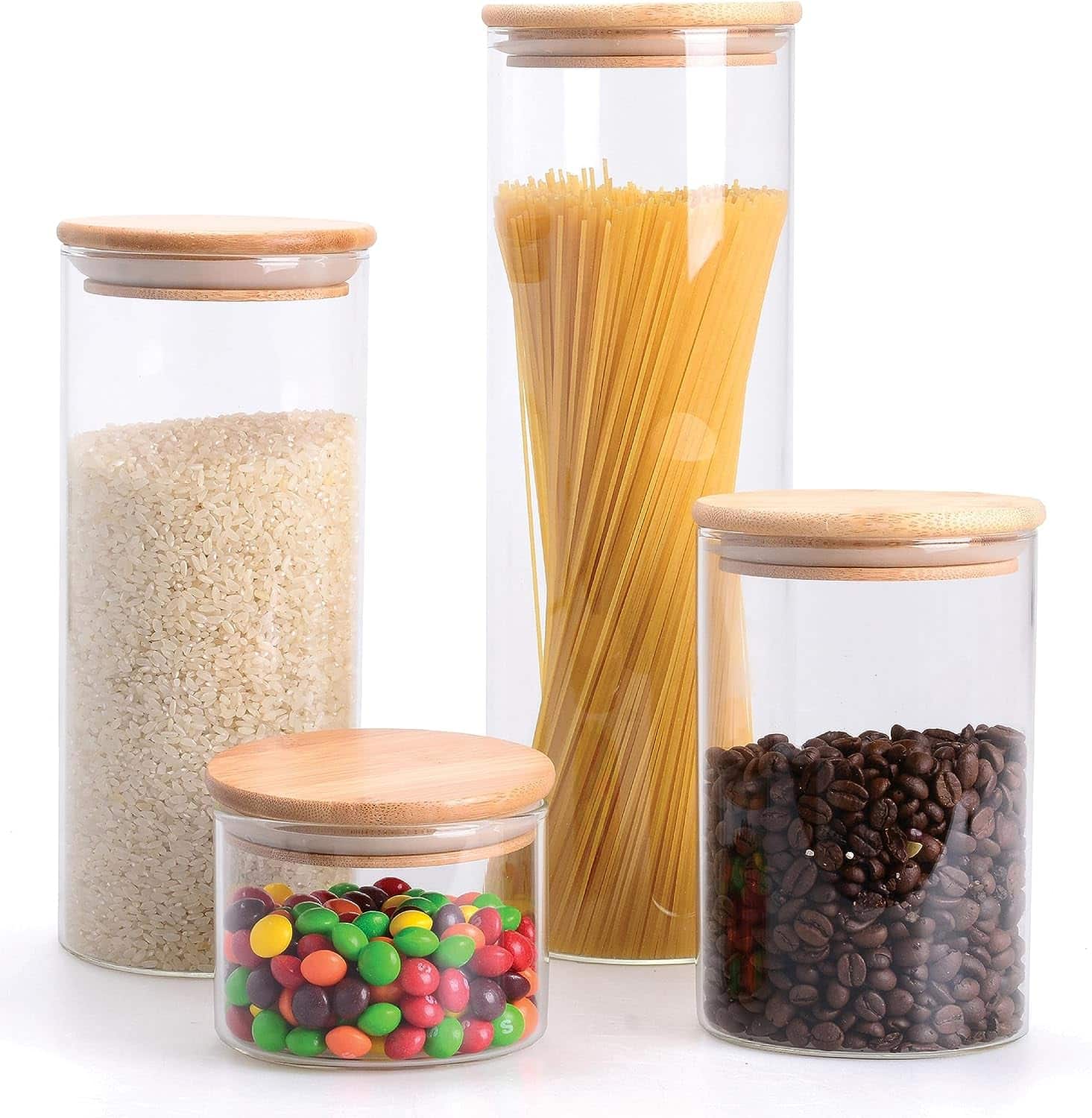 glass canisters