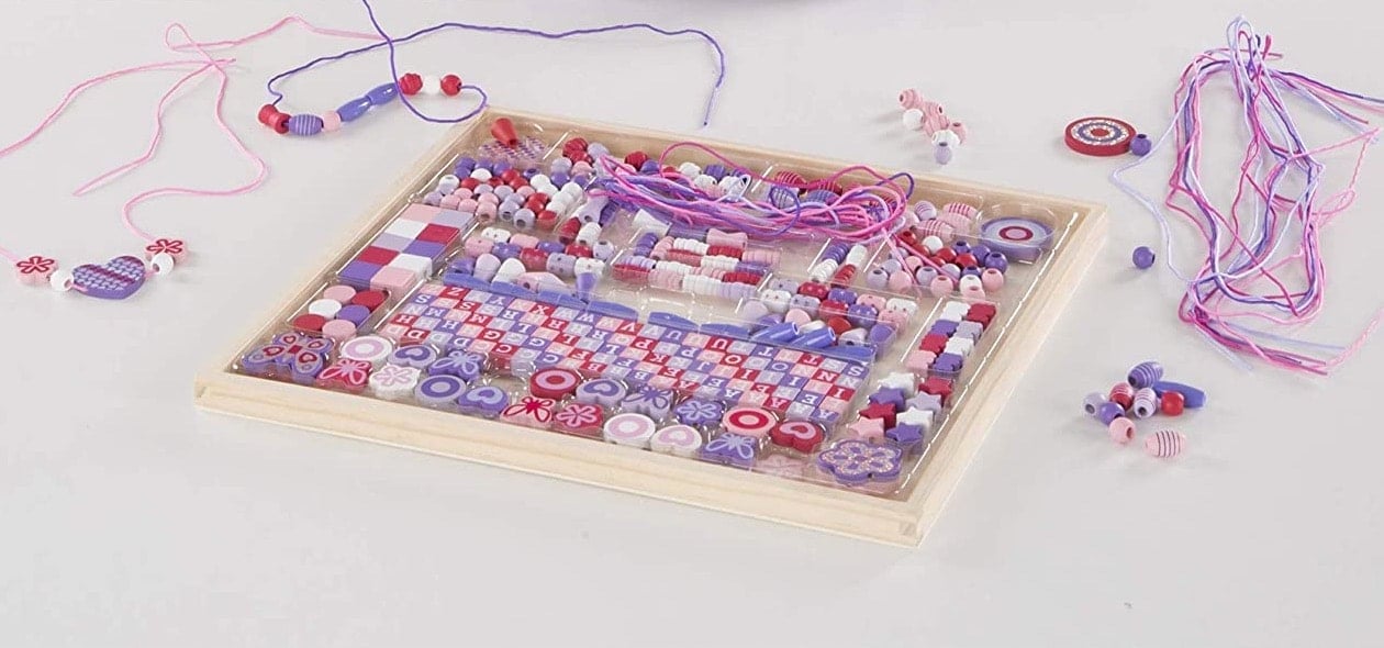 Melissa & Doug Wooden Bead Set