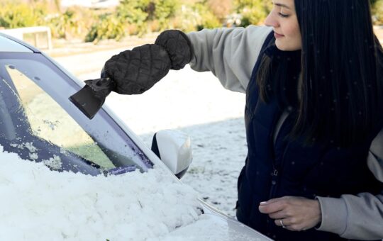 ice scraper mitts