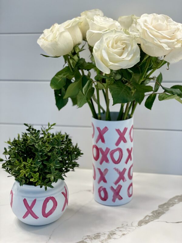 Dollar Tree Valentine Vase