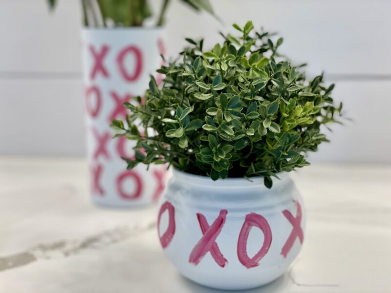 Dollar Tree Valentine Vase