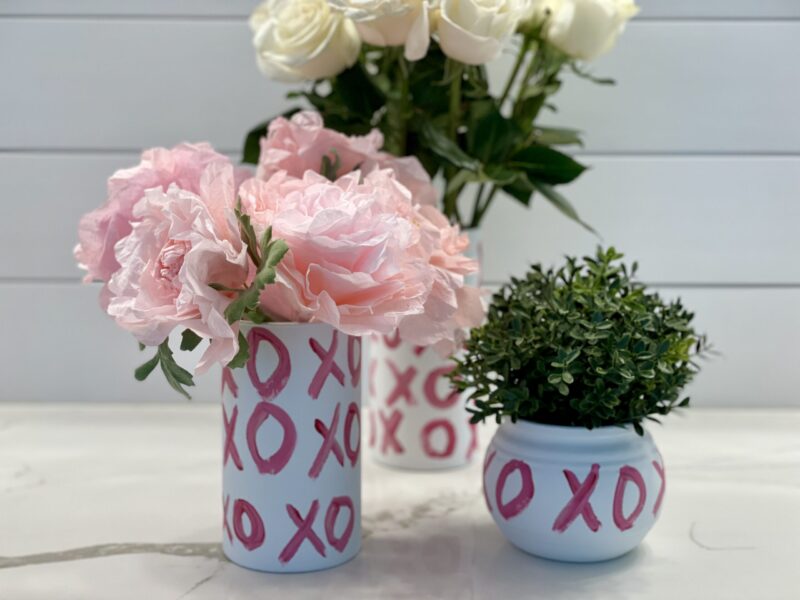 Dollar Tree Valentine Vase