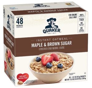 quaker maple brown sugar oatmeal