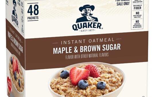 quaker maple brown sugar oatmeal
