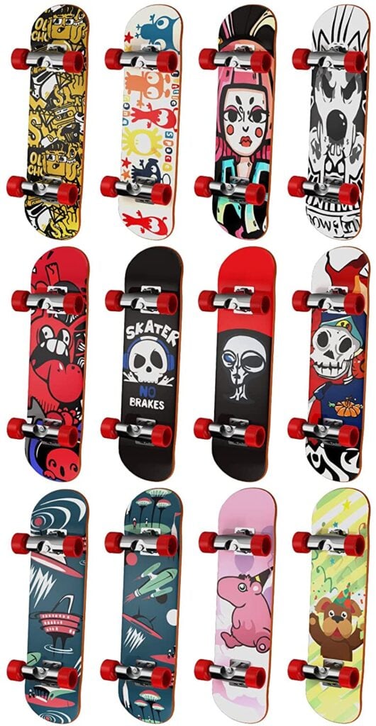 skateboards for valentine favors 