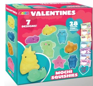 squishies with cards and envelopes