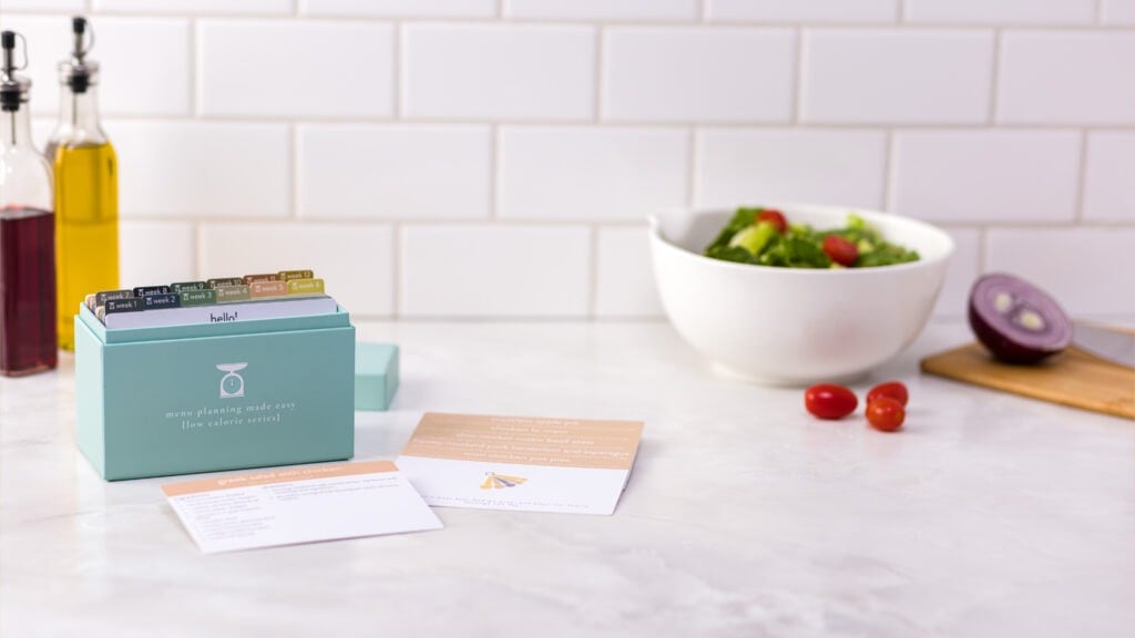 Low Calorie Menu Plan banner