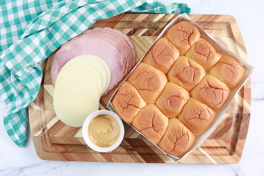 Ham and Cheese Sliders Assembly