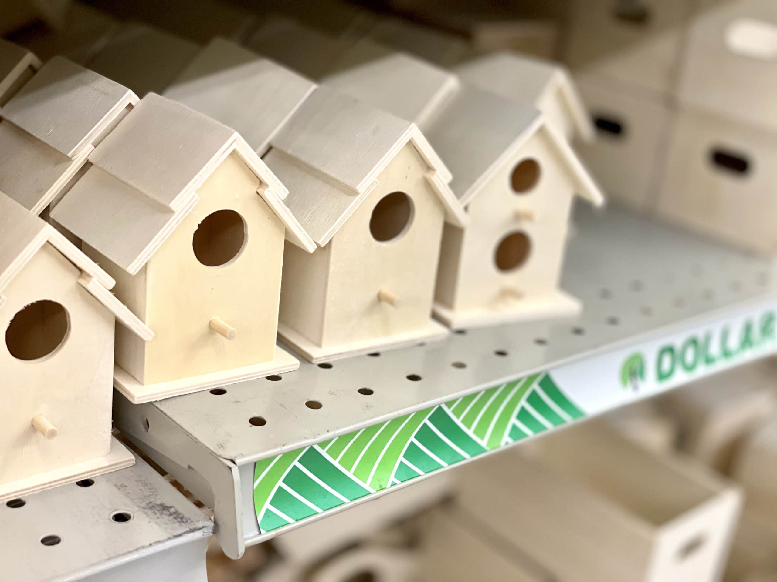 dollar tree bird houses