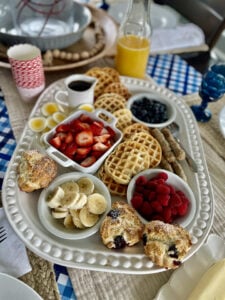 waffle bar brunch