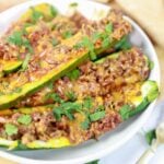 enchilada stuffed zucchini