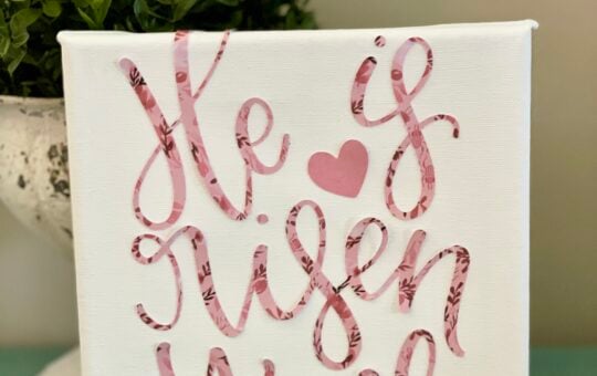 Easter Cricut Ideas Canvas Sign