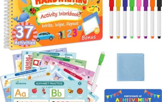 Preschool Learning Activities Tracing Handwriting Book