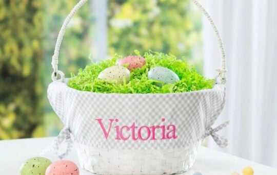 personalized easter basket