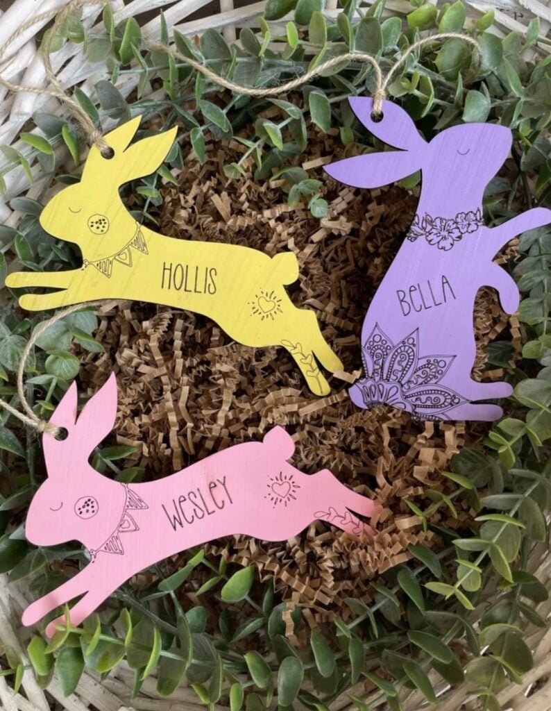 personalized easter tags
