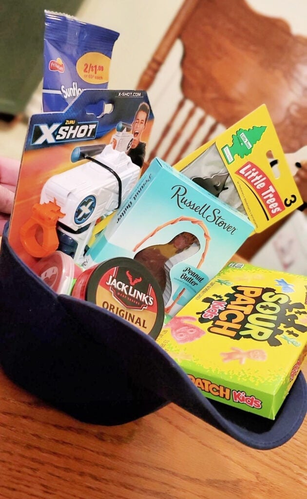 ball cap easter basket 