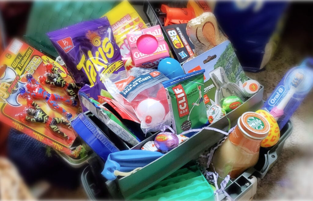 tackle box easter basket 