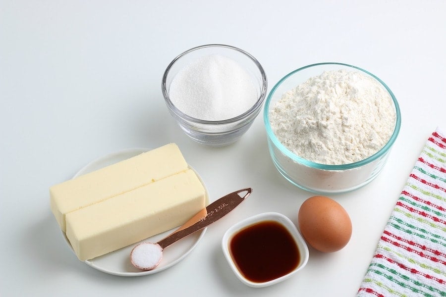 Basic Cookie Dough Ingredients