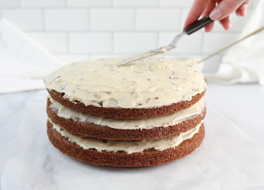 Frosting Best Carrot Cake Recipe Cakes - Three Layers