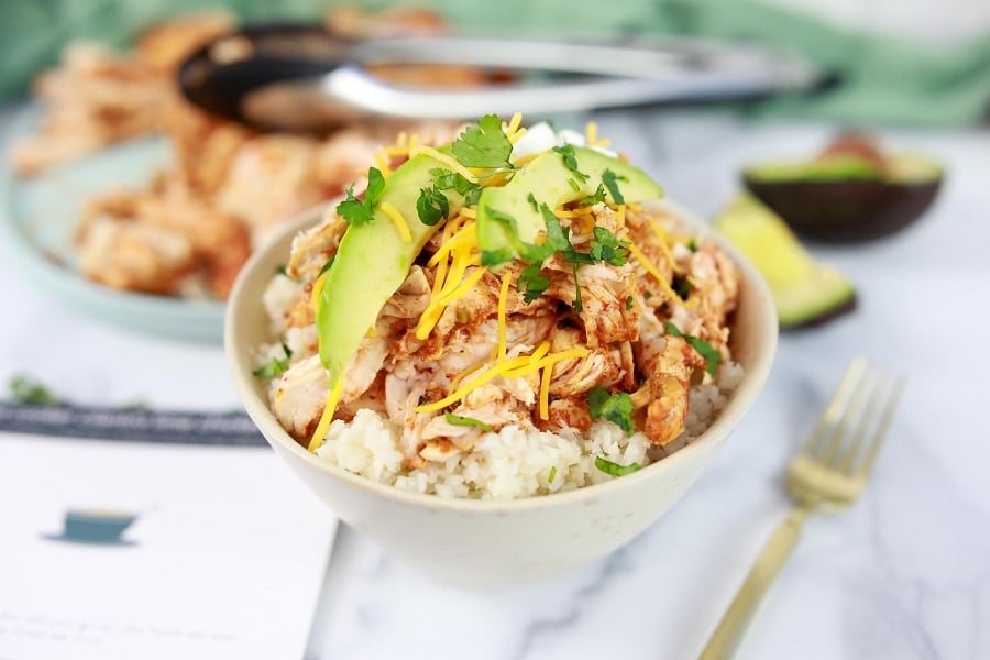 cilantro lime chicken bowls
