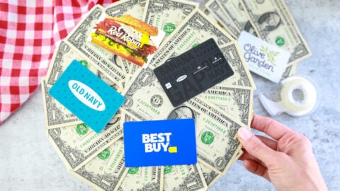 pizza box money gift