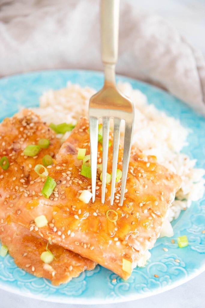 Orange Glazed Grilled Salmon Recipe