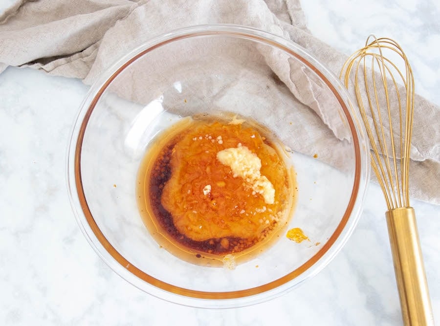 Orange Glazed Salmon Marinade in Bowl