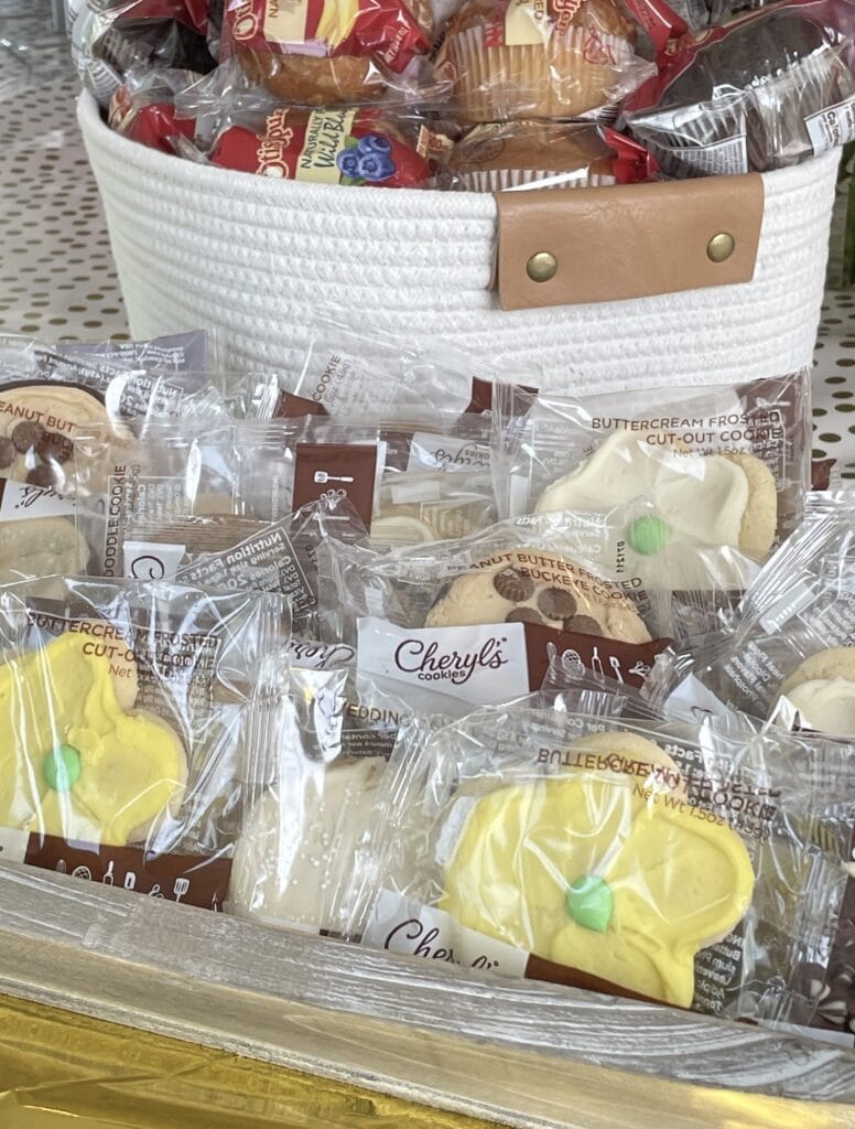 Cheryl's Cookies at a Party 