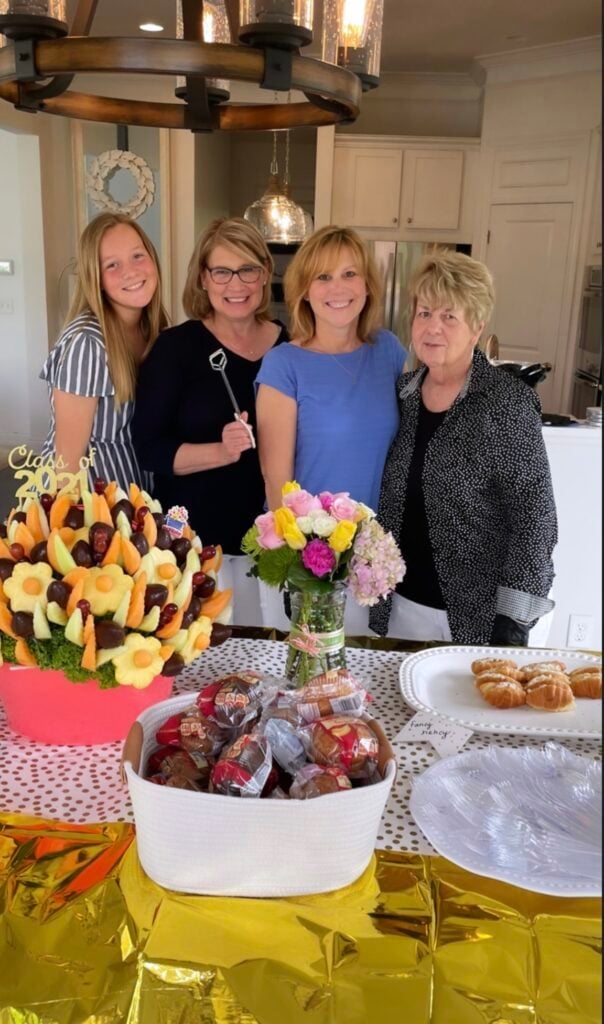 food at graduation party