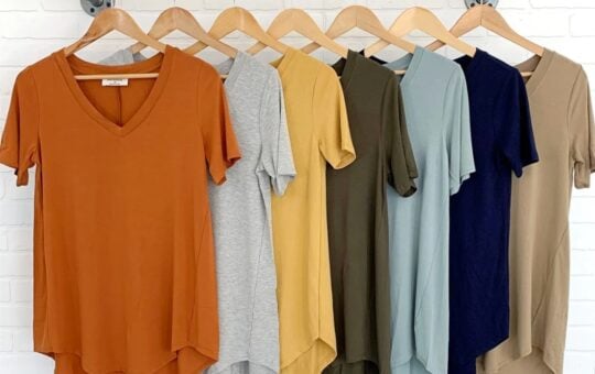 vneck tees