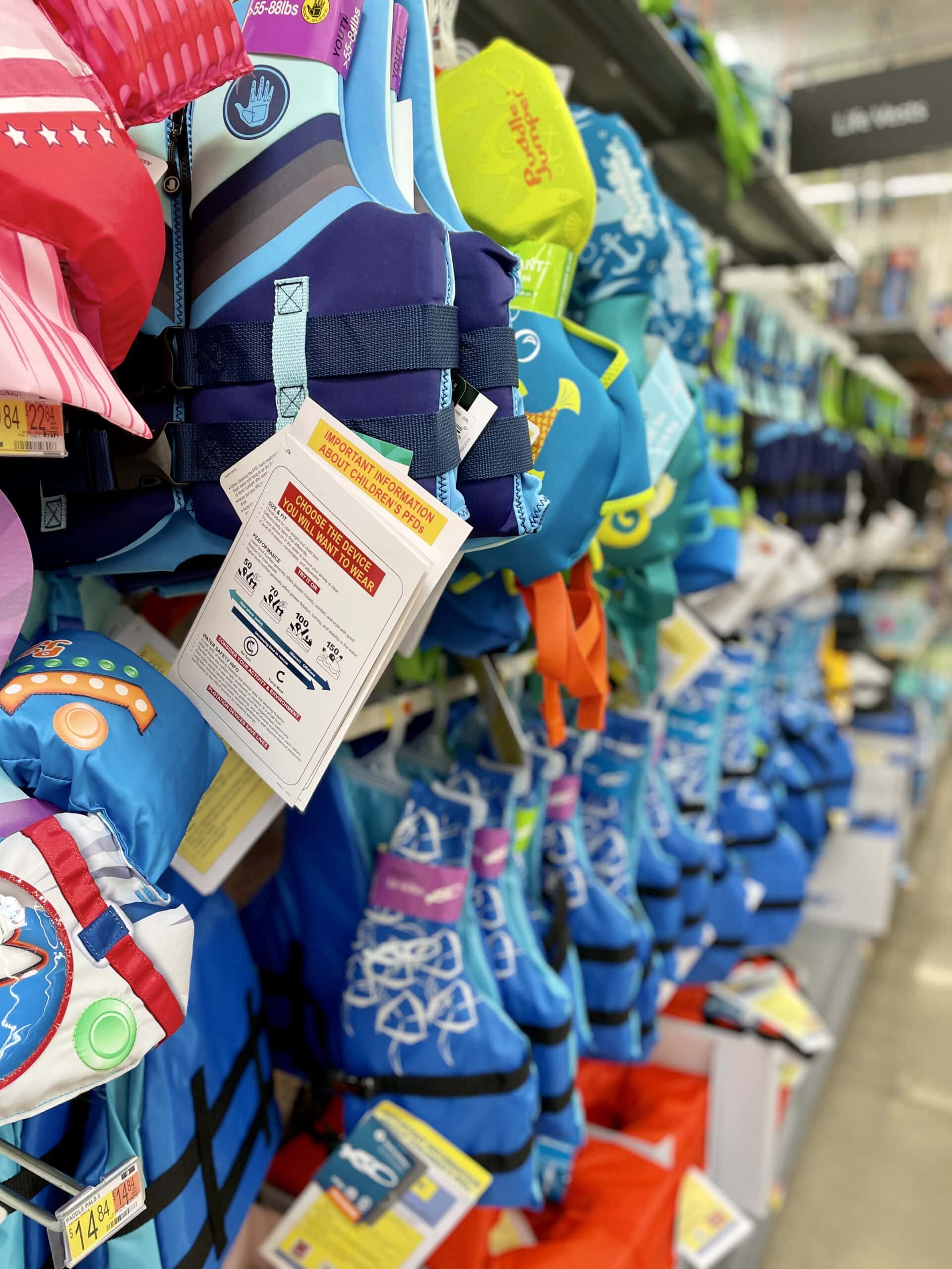 walmart life jackets